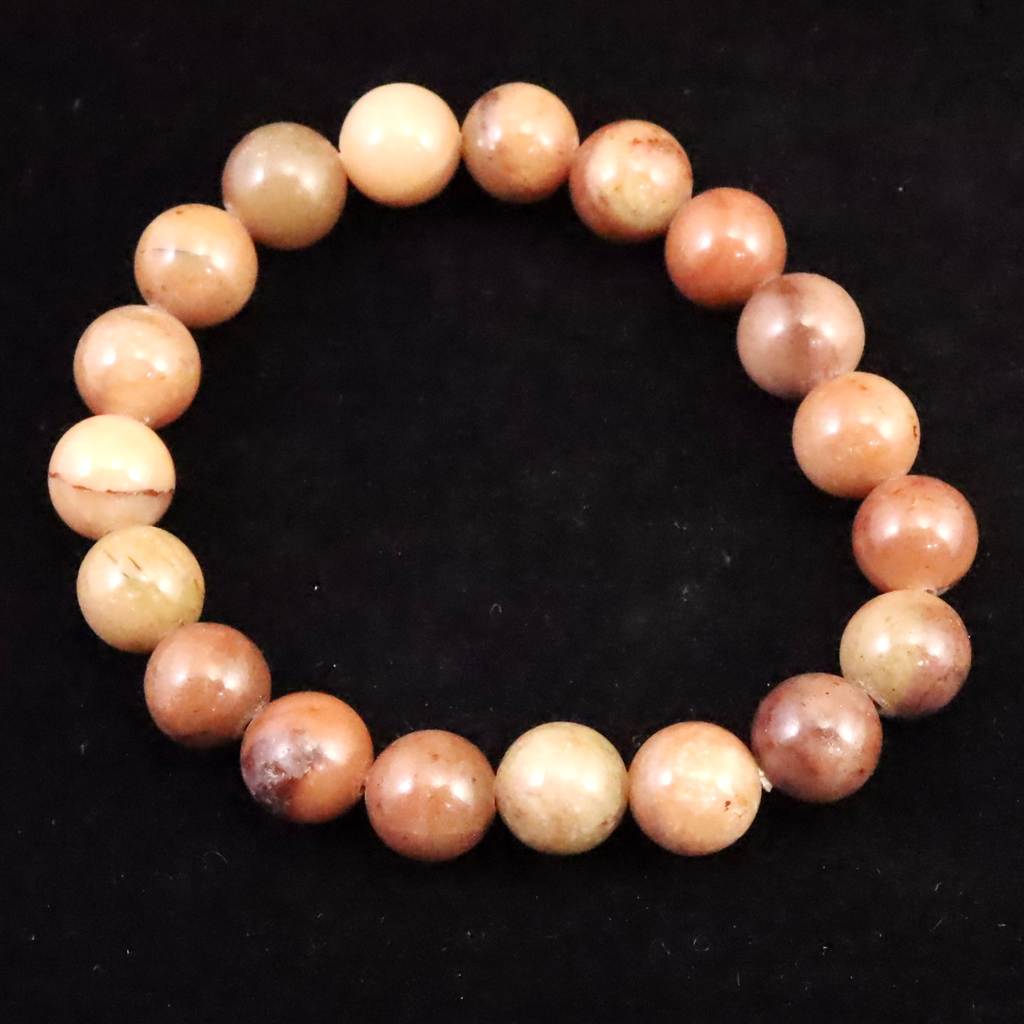 超希少　ピンクアゼツライト 極上爆閃ピンクアゼツライト天然石ブレスレット 超高品質 - メルカリ