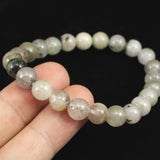 ブラジル産 フェナカイト AAAA　8mm玉ブレスレット 鑑別書付 20.76g  (ID:52080)