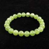 ロシアンジェイド ネフライト 軟玉 8.5mm玉　ブレスレット 19.3g (ID:52205)