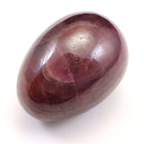 インド産 ルビー 結晶  27mmエッグ 蛍光 23.7ｇ (ID:52510)