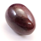インド産 ルビー 結晶  27mmエッグ 蛍光 23.7ｇ (ID:52510)
