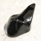 隠岐の島 黒曜石 21mm原石 磨き  ディレクトリカード付 2.7g (ID:52724)