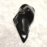 隠岐の島 黒曜石 21mm原石 磨き  ディレクトリカード付 2.7g (ID:52724)