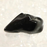 隠岐の島 黒曜石 21mm原石 磨き  ディレクトリカード付 2.7g (ID:52724)