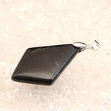 神居古潭石 カタカムナ 36mm 菱型ペンダントトップ 証明書付 6.5g  (ID:53033)