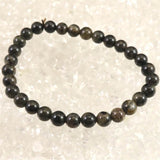 ノルウェー産 フェナカイト 6mm玉ブレスレット ディレクトリカード付 9.7g (ID:53069)