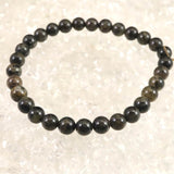 ノルウェー産 フェナカイト 6mm玉ブレスレット ディレクトリカード付 9.7g (ID:53069)