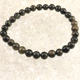 ノルウェー産 フェナカイト 6mm玉ブレスレット ディレクトリカード付 9.7g (ID:53069)