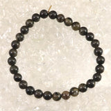 ノルウェー産 フェナカイト 6mm玉ブレスレット ディレクトリカード付 9.7g (ID:53069)