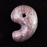 徳島県 アークナイト 33mm 勾玉 証明書付 13.8g (ID:53196)