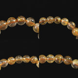ゴールドタイチンルチルクォーツ AAA 7mm玉ブレスレット 13.1g (ID:53880)
