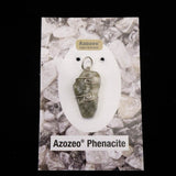 H&E社 フェナカイト(AZOZEO) ワイヤーラップ　ペンダントトップ 2.2g (ID:53917)