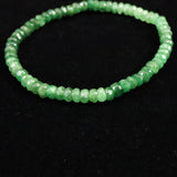 ツァボライトガーネット  4A  4.5mmボタンカット グラデーション ブレスレット 8.4ｇ  (ID:54005)