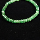 ツァボライトガーネット  4A  4.5mmボタンカット グラデーション ブレスレット 8.4ｇ  (ID:54005)