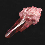 ジルコン 結晶　107mm原石 人工 ピンク　361g (ID:54056)