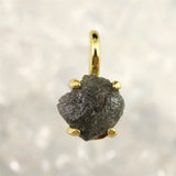 天然 ブラック ダイヤモンド 原石 ペンダントトップ 0.27g (ID:54093)