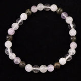 H&E社 フェナカイト クリアライト (AZOZEO) 6mm玉ブレスレット 証明書付 9.9g (ID:54227)