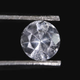 H&E社 フェナカイト(AZOZEO) A++  5.0mmラウンドカット ルース 証明書付 0.56ct (ID:54274)