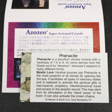 H&E社 フェナカイト(AZOZEO) A++  5.0mmラウンドカット ルース 証明書付 0.56ct (ID:54274)