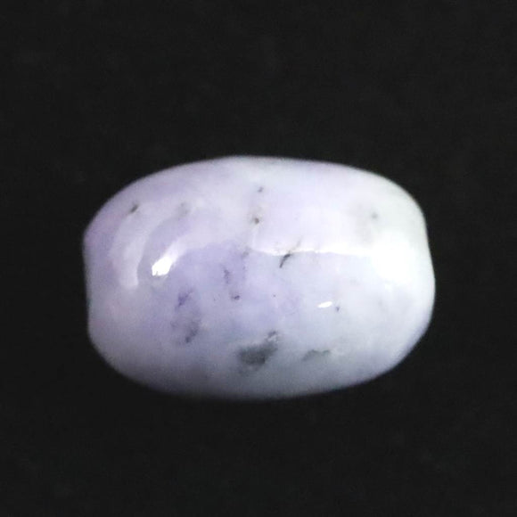 糸魚川翡翠  ヒスイ 小滝産 ラベンダー 10mm管玉 ビーズ ディレクトリカード付 0.87g (ID:54454)