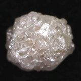 天然 ダイヤモンド ホワイト グレー　5.3mm原石  0.82ct (ID:54516)