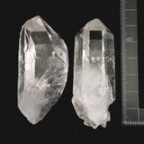 ブラジル トマスゴンサガ産 水晶　原石 2本セット 97g (ID:54594)