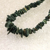 出雲碧玉 出雲石  タンブル ネックレス　ディレクトリカード付 98.0g (ID:54635)