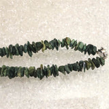 出雲碧玉 出雲石  タンブル ネックレス　ディレクトリカード付 98.0g (ID:54635)