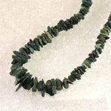 出雲碧玉 出雲石  タンブル ネックレス　ディレクトリカード付 98.0g (ID:54635)