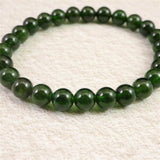 クロムダイオプサイド AAAA+  7mm玉ブレスレット 17.8g (ID:54733)