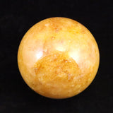 H&E社 ヒマラヤゴールドアゼツライト（AZOZEO) 60mmスフィア 証明書付 328g (ID:54773)