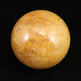 H&E社 ヒマラヤゴールドアゼツライト（AZOZEO) 60mmスフィア 証明書付 328g (ID:54773)