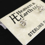 H&E社 ハーキマーダイヤモンド　原石　ピアス  (ID:54778)