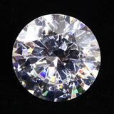 キュービックジルコニア CZ  50mm ラウンドカット ルース クリア　 (ID:55112)