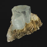 アクアマリン 85mm 結晶　原石 パキスタン カラコルム山脈 ナガール渓谷産 雲母付  145.2ｇ (ID:55220)