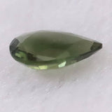 モルダバイト AAA 11.6mmペアシェイプ ファセットカット ルース ディレクトリカード付 1.89ct (ID:55325)