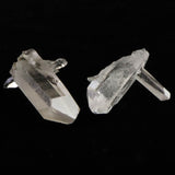 ブラジル トマスゴンサガ産 水晶　原石 ユニコーン 2本セット 70g (ID:55329)