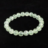 プレナイト ぶどう石 AA+ 8.5mm玉ブレスレット 21.7g (ID:55347)