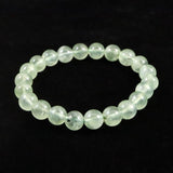 プレナイト ぶどう石 AA+ 8.5mm玉ブレスレット 21.7g (ID:55347)