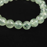 プレナイト ぶどう石 AA+ 8.5mm玉ブレスレット 21.7g (ID:55347)