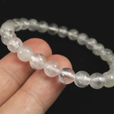 ブラジル産 フェナカイト SA Up 7.2mm玉ブレスレット 鑑別書付 15.27g  (ID:55348)