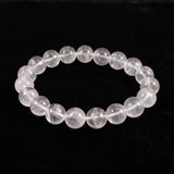 コロンビア産 ピンクレムリアンシード 10mm玉ブレスレット 28.9g (ID:55692)