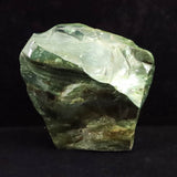 出雲碧玉 出雲石 125mm原石磨き 置物 ディレクトリカード付 1692g　 (ID:55816)