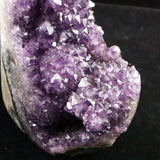 ウルグアイ産 アメジストドーム　89x111x137mm　クラスター 原石 台付 1.3kg (ID:55876)