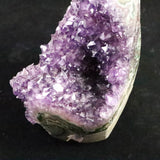 ウルグアイ産 アメジストドーム　89x111x137mm　クラスター 原石 台付 1.3kg (ID:55876)