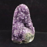 ウルグアイ産 アメジストドーム　89x111x137mm　クラスター 原石 台付 1.3kg (ID:55876)