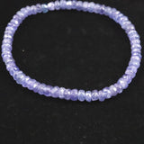 タンザナイト AA  4.5mm玉 ボタンカット ブレスレット  7.08g (ID:56125)