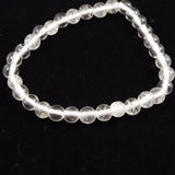 ネパール ヒマラヤ山脈 アンナプルナ産 水晶 6ミリ玉 ブレスレット 10.29g (ID:56170)