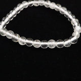 ネパール ヒマラヤ山脈 アンナプルナ産 水晶 6ミリ玉 ブレスレット 10.29g (ID:56170)