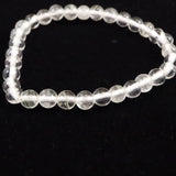 ネパール ヒマラヤ山脈 アンナプルナ産 水晶 6ミリ玉 ブレスレット 10.29g (ID:56170)